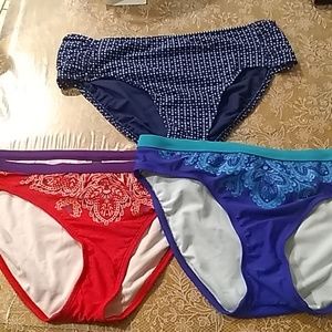 3 pcs Bikinis bottom XL /EG